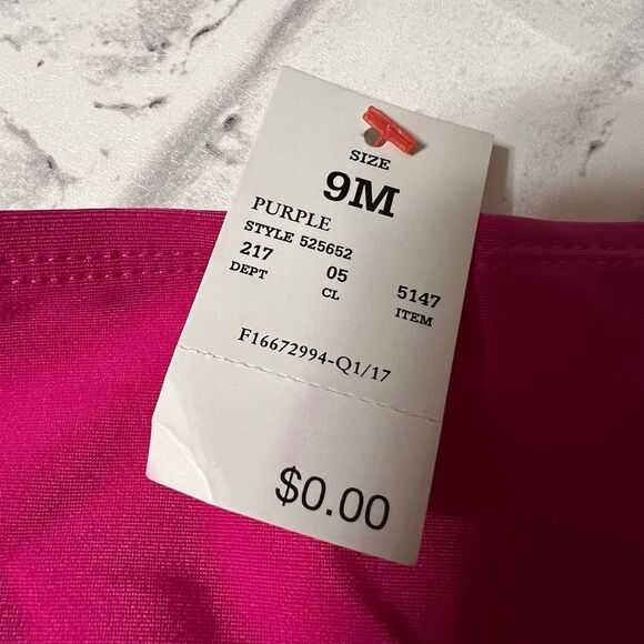 CAT & JACK Swimwear Little Girls Kids 9M Purple Rash Guard Sun Shining 2-Pc. Set - Picture 9 of 16